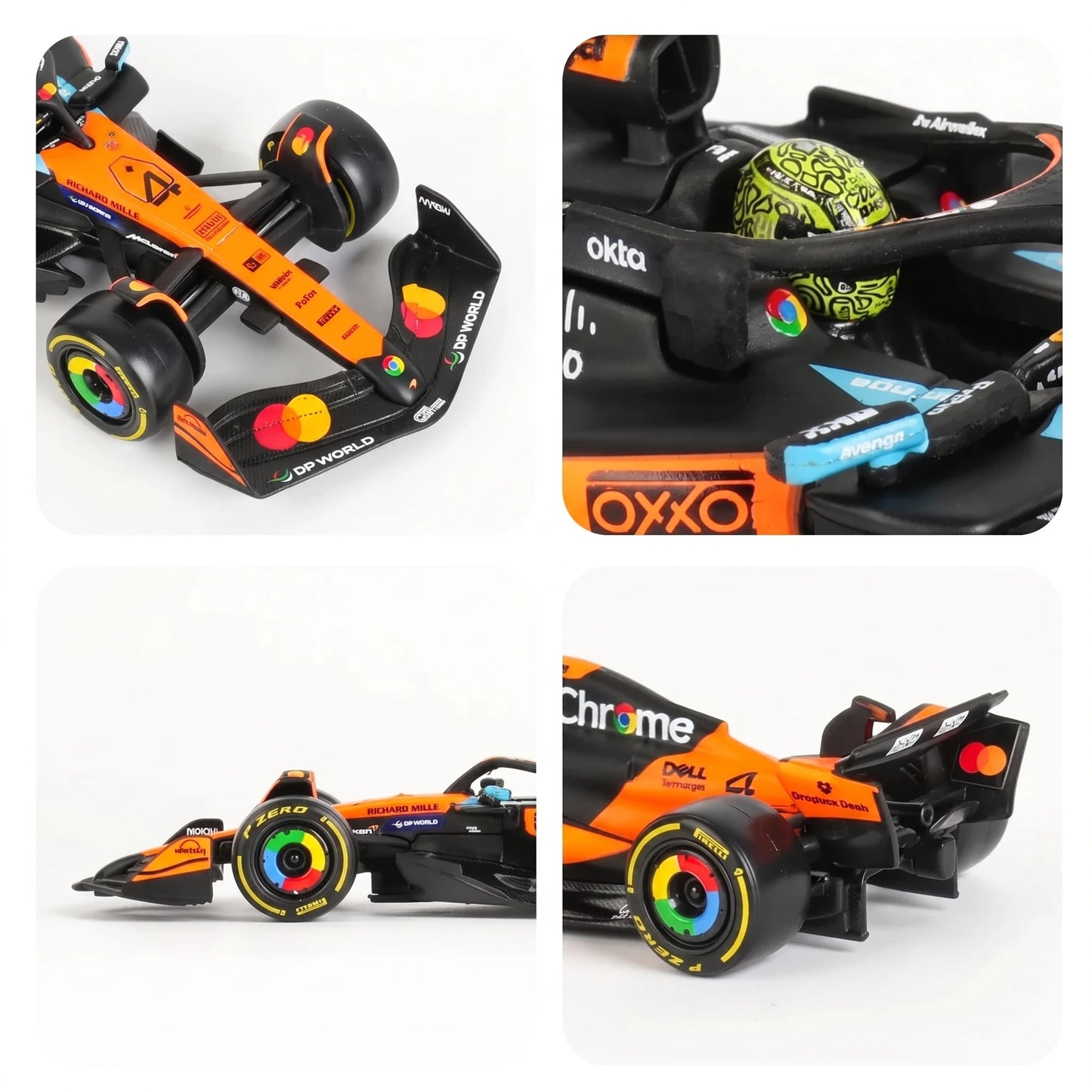 Miniatura de Fórmula 1 McLaren MCL39 2025 1:43 Bburago