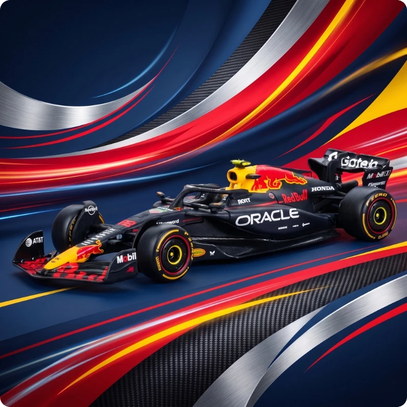Miniatura F1 Red Bull RB21 2025 1:64 Bburago