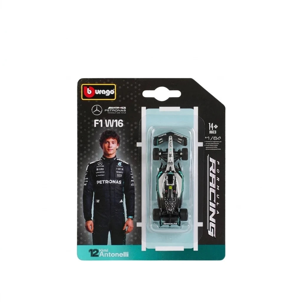 Miniatura F1 Mercedes-AMG W16 2025 1:64 Bburago