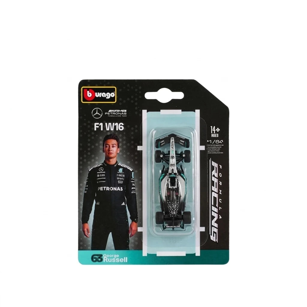 Miniatura F1 Mercedes-AMG W16 2025 1:64 Bburago