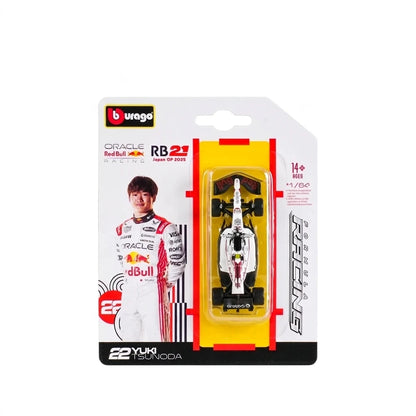 Miniatura F1 Red Bull RB21 2025 Edição Japan GP 1:64 Bburago