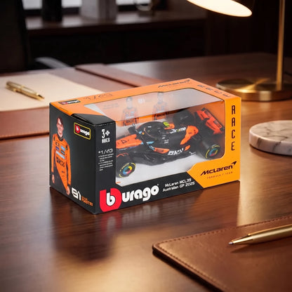 Miniatura de Fórmula 1 McLaren MCL39 2025 1:43 Bburago