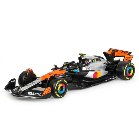 Miniatura de Fórmula 1 McLaren MCL39 2025 Edição Inglaterra 1:43 Bburago